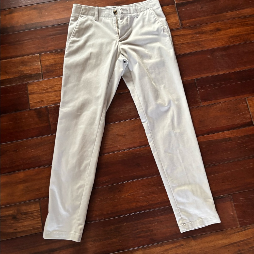 Haggar Men's Light Tan Dress Pants